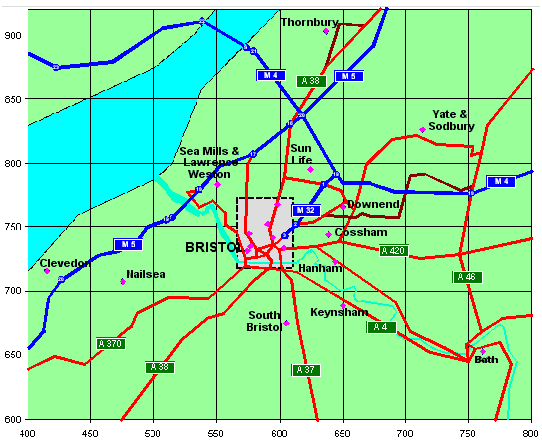 Club Map: Bristol and District
